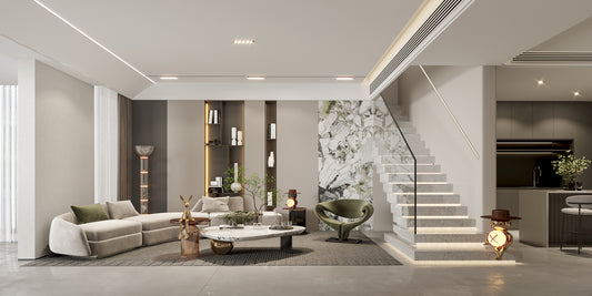 luxury and modern apartment living room
