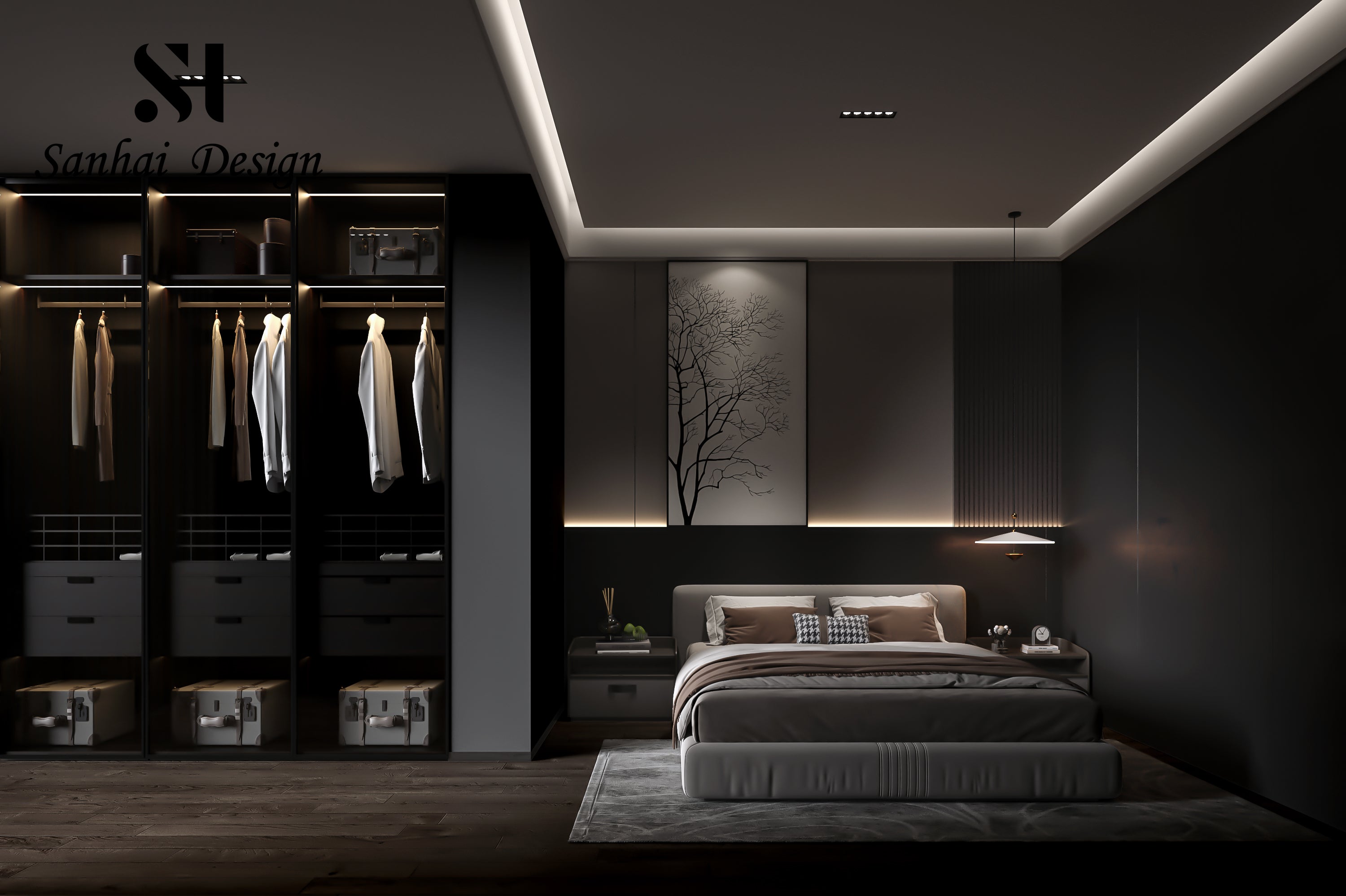 modern bedroom decoration