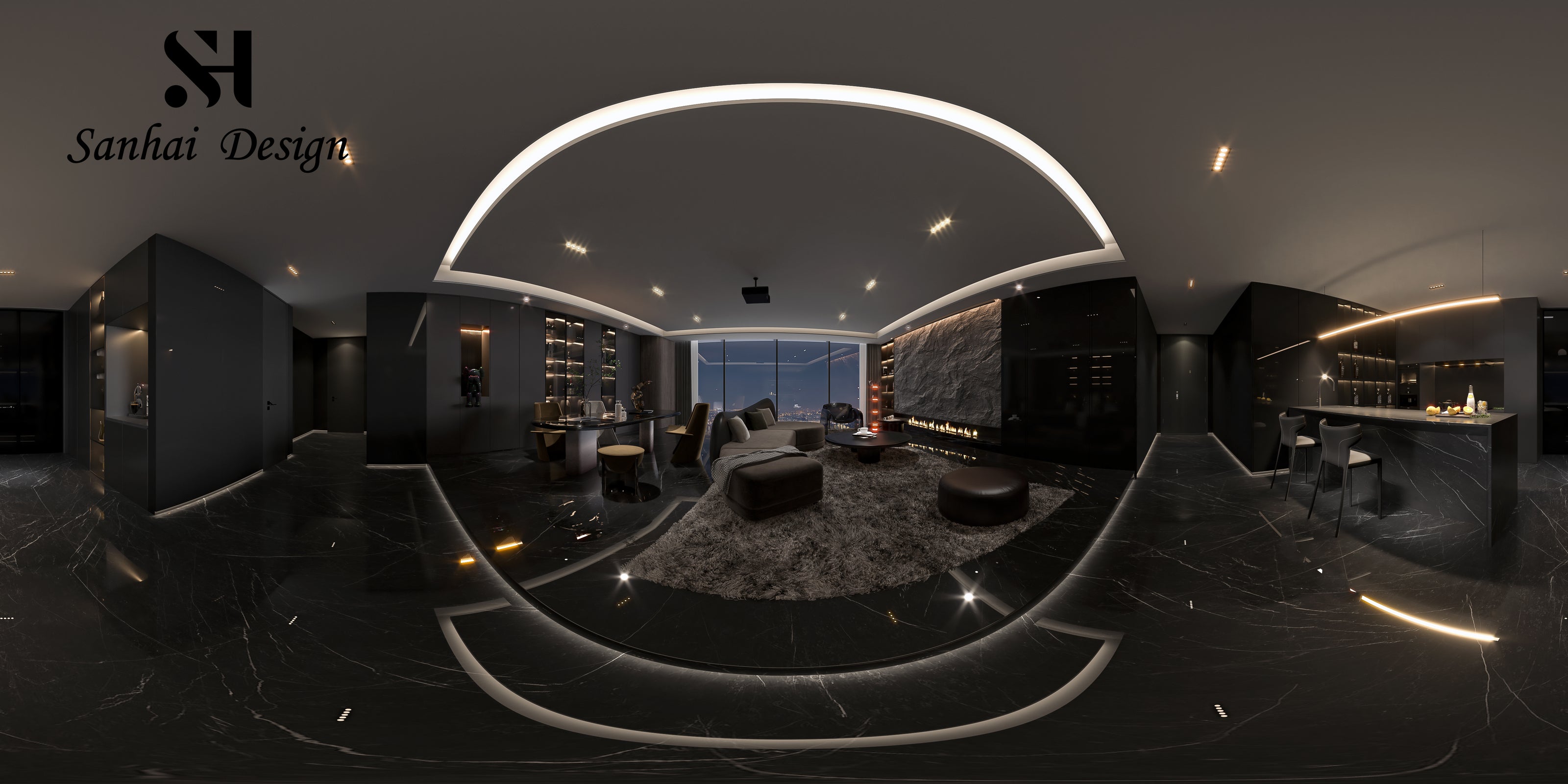 Panoramic Perspective Interior Design