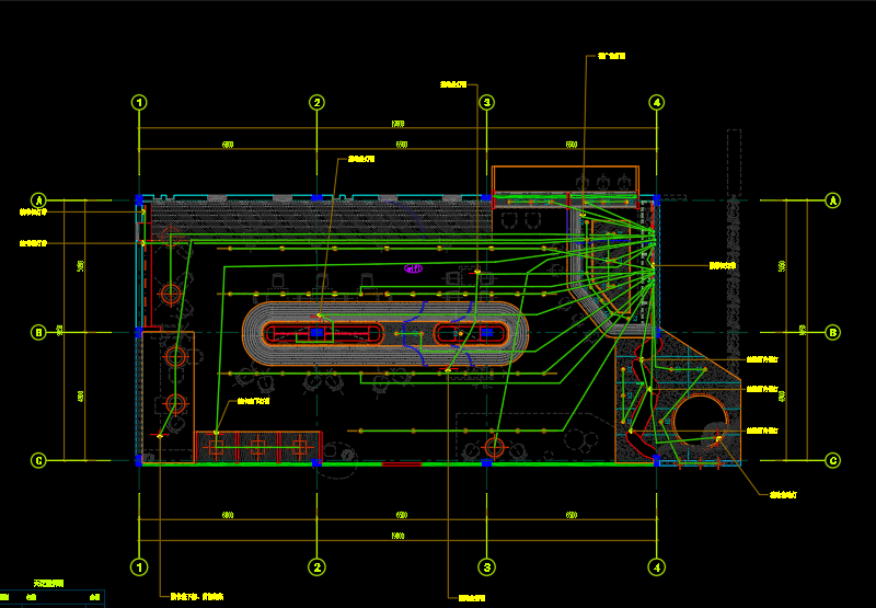 coffe shop design construction drawings